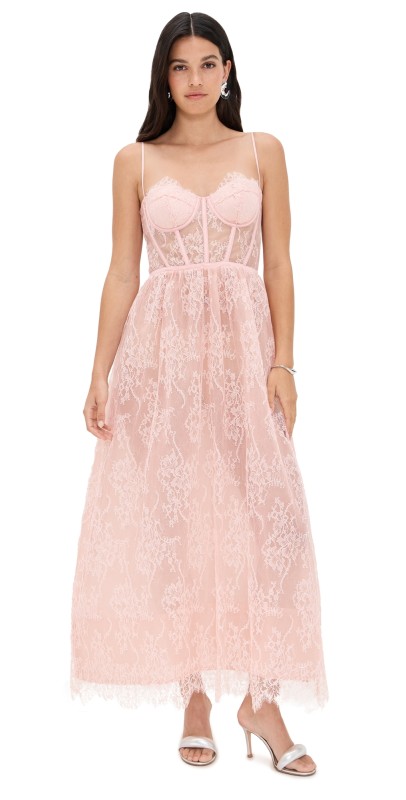 Retrofête Kendy Lace Dress Peche