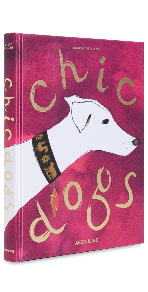 Assouline Chic Dogs Book Purpl