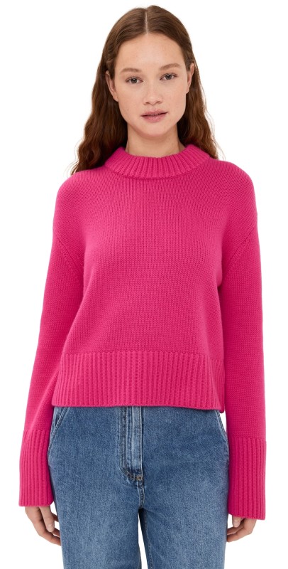 LISA YANG Sony Cashmere Sweater Hibiscus