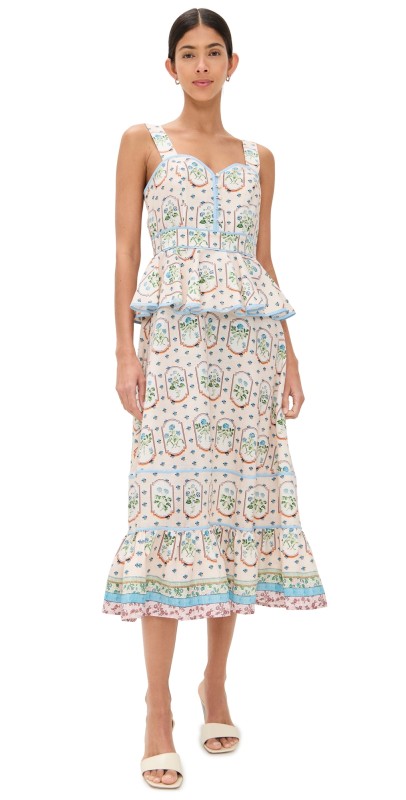 Hunter Bell Lacey Dress Pastel Botanicals