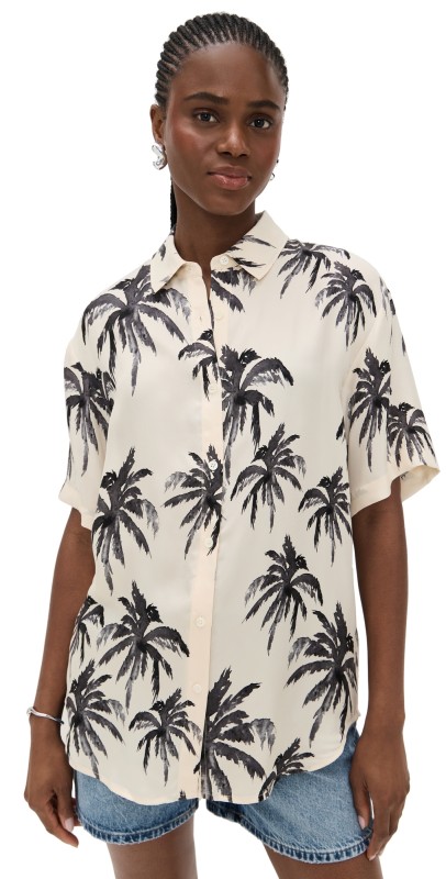 ANINE BING Tristan Shirt Print