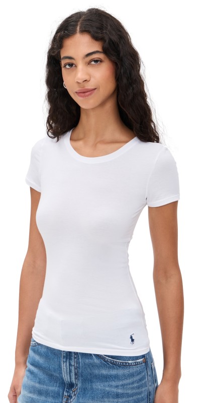 Polo Ralph Lauren Logo T-Shirt White Cloud
