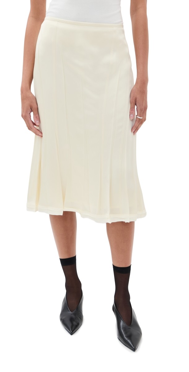 Jil Sander Fluid Skirt Cornsilk