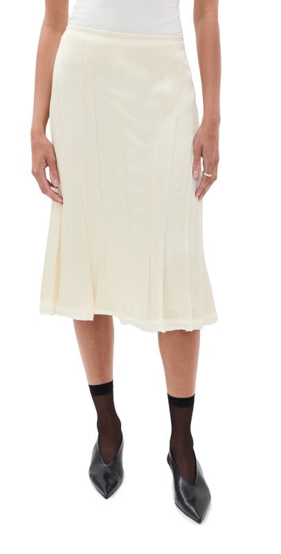 Jil Sander Fluid Skirt Cornsilk