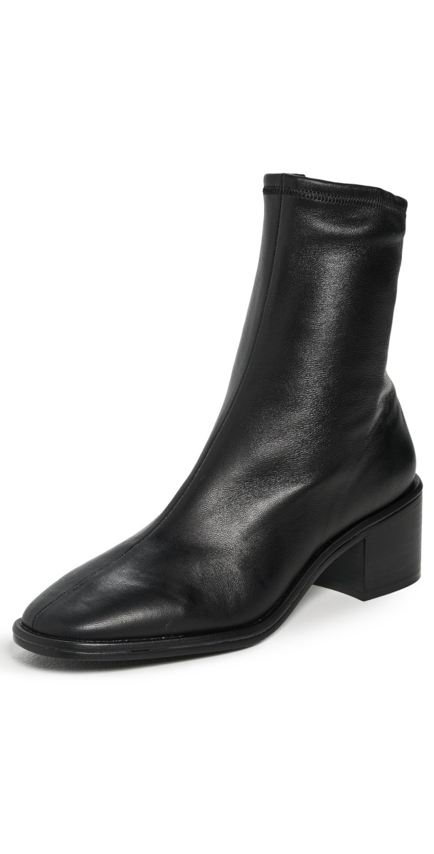 Loeffler Randall Roxy Stretch Ankle Booties Black
