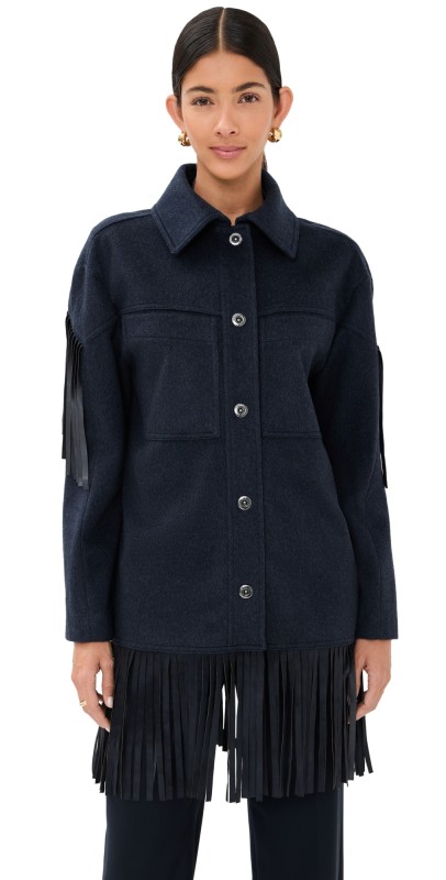 TWP Tangled Up Cashmere Jacket Midnight