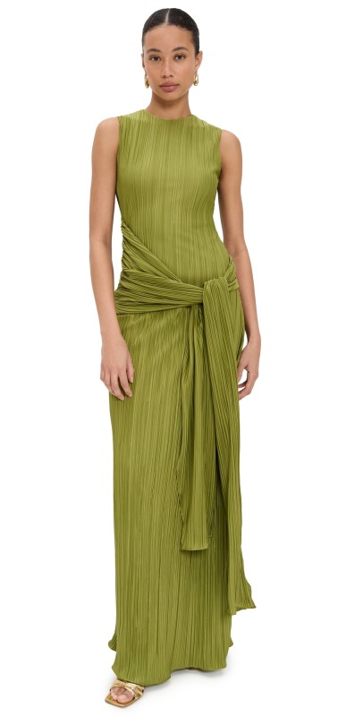 Maylé Vásquez Constante Maxi Dress Forest Green