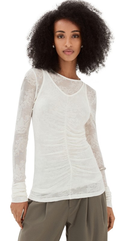 Bite Studios Chalet Top & Chalet Wrinkle Tank Set Off-White