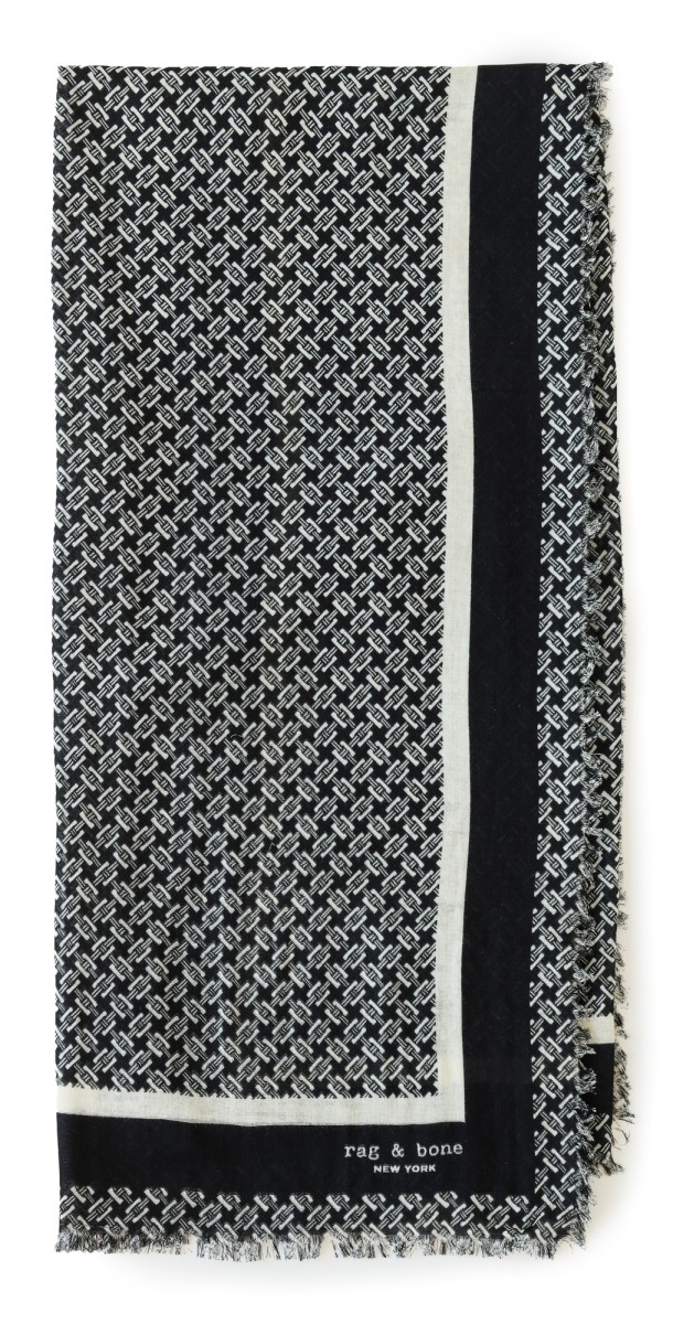 rag & bone Mira Scarf Black