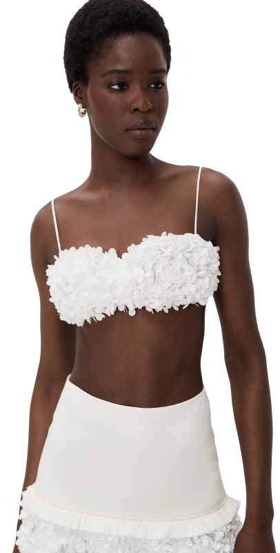 ALEXIS Risi Top White