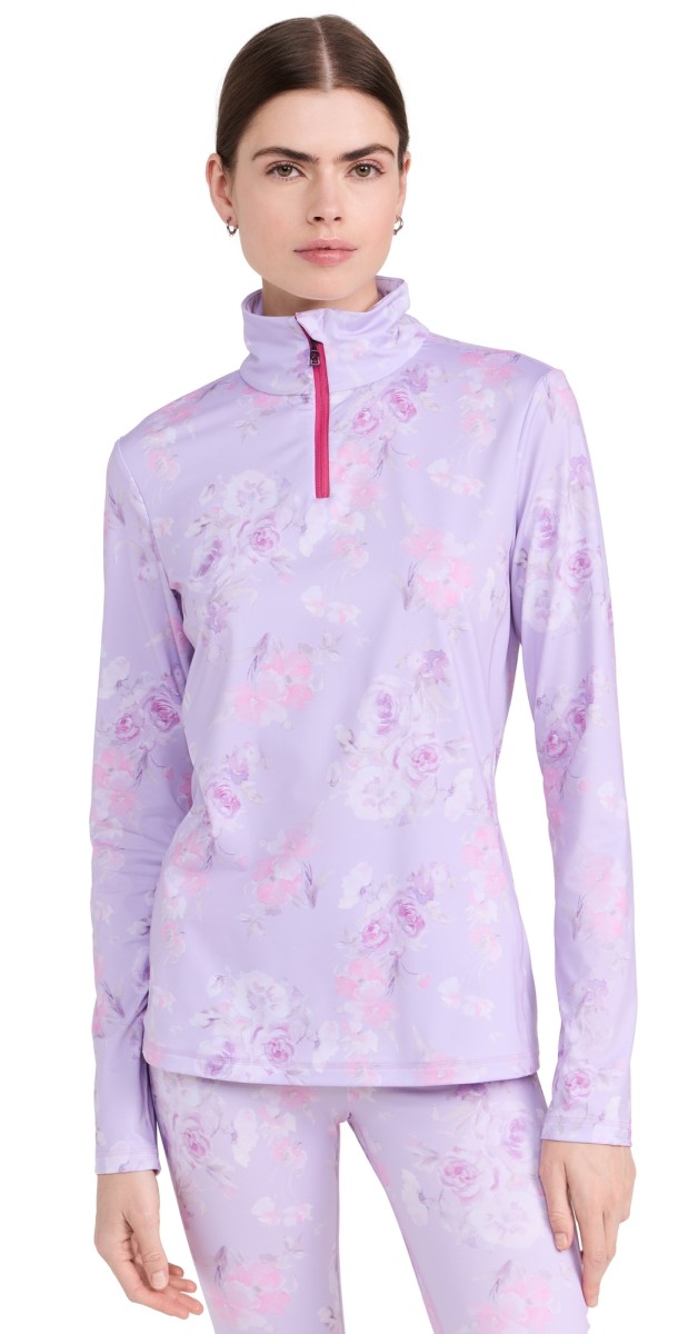 Bogner Fire+Ice Bogner Fire + Ice x LoveShackFancy Margo First Layer Top Magenta Glow - 686