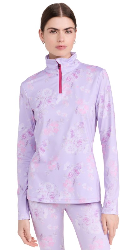 Bogner Fire+Ice Bogner Fire + Ice x LoveShackFancy Margo First Layer Top Magenta Glow - 686
