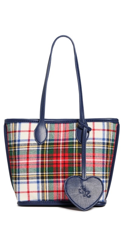 Stoney Clover Lane Little Tote Plaid