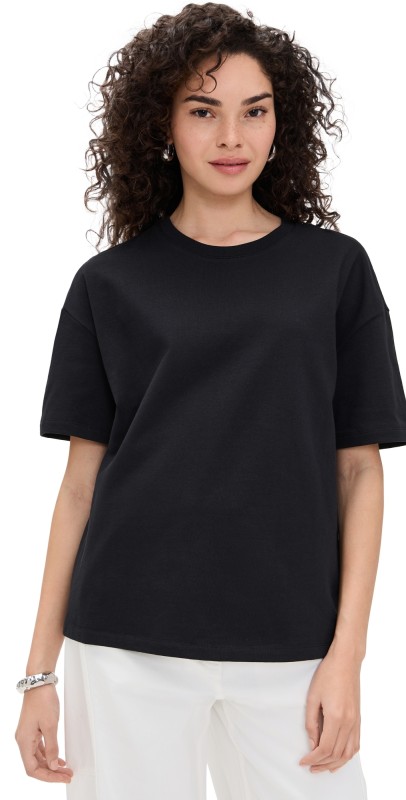 St. Agni Cotton Relaxed Tee Black