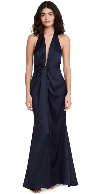 Fame and Partners The Vania Dress Navy