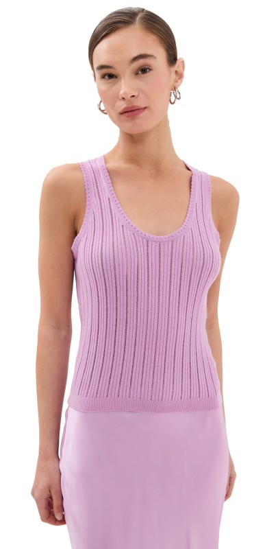 Sablyn Juna Scoop Neck Tank Orchid