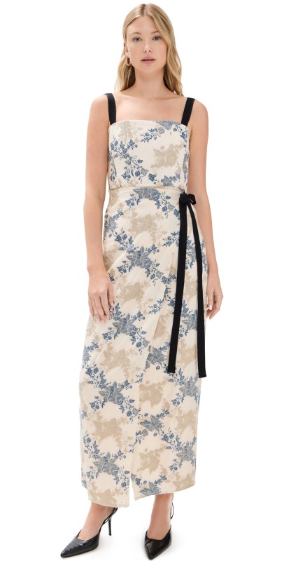 Agua by Agua Bendita Cinéfila Bougainvillea Dress Multicolor