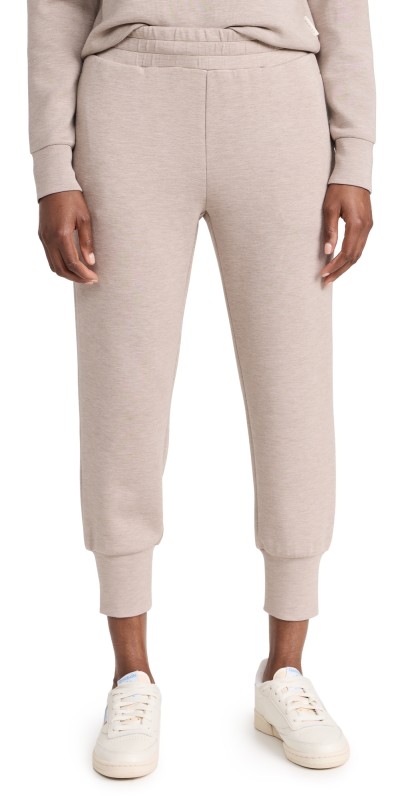 Varley The Slim Cuff Pants 25 Taupe Marl