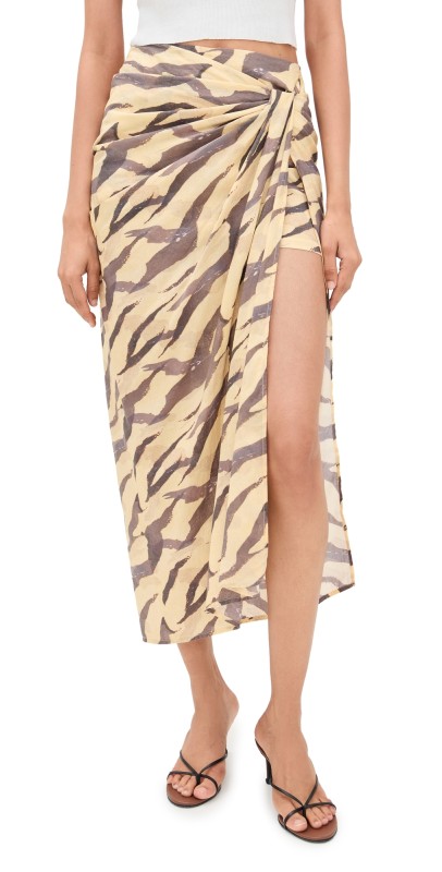 IRO Dacca Skirt Print Tiger