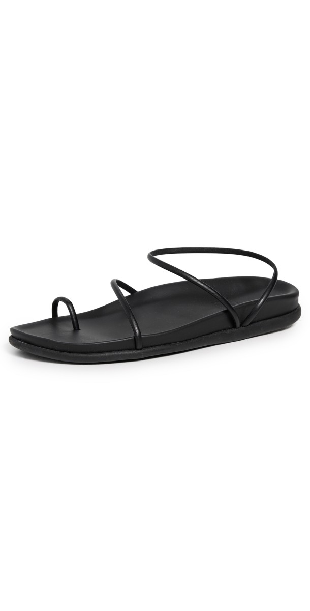 Ancient Greek Sandals Kansiz Sandals Black