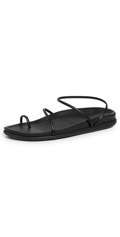 Ancient Greek Sandals Kansiz Sandals Black