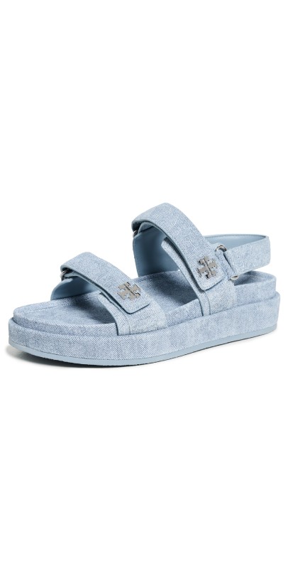 Tory Burch Kira Sport Sandals Blue Cloud