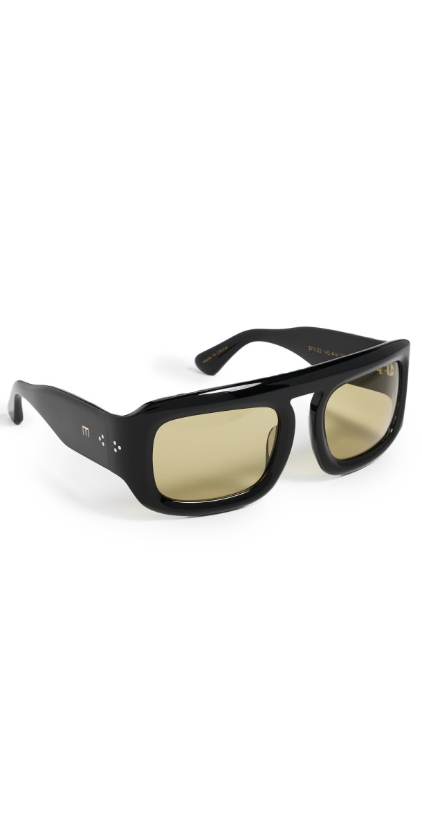 Elisa Johnson Aries Sunglasses Gloss Black
