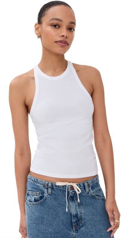 Another Tomorrow Racerback Tank White
