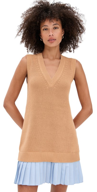 Cinq à Sept Indiana Prestyled Dress Camel