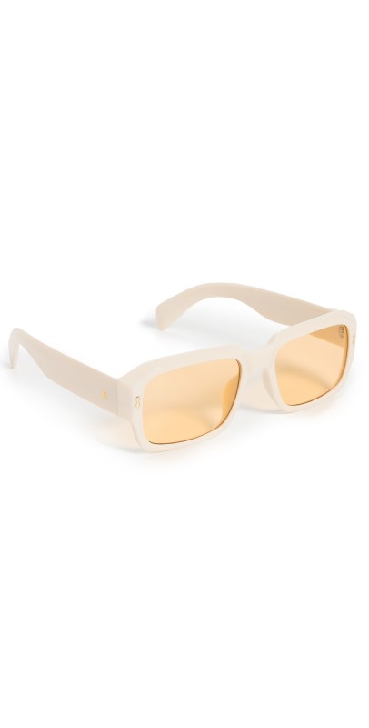 AIRE Pluto Sunglasses Ivory Golden Tint