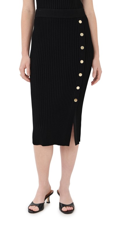 Veronica Beard Tanner Skirt Black