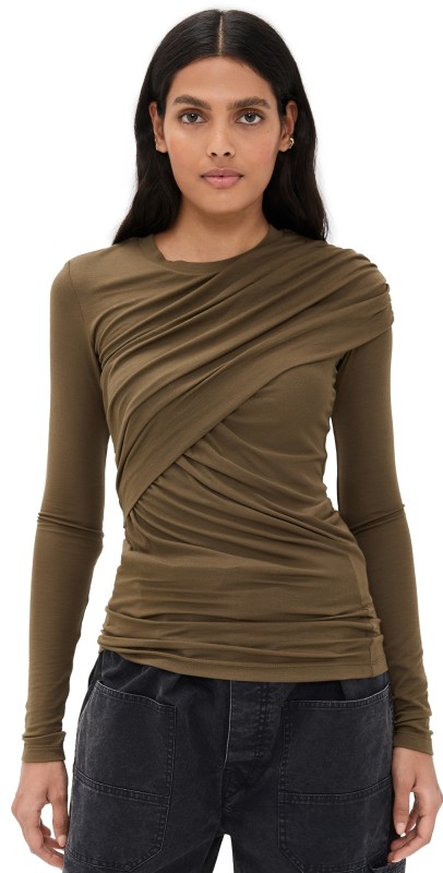 Isabel Marant Étoile Dressi Top Khaki