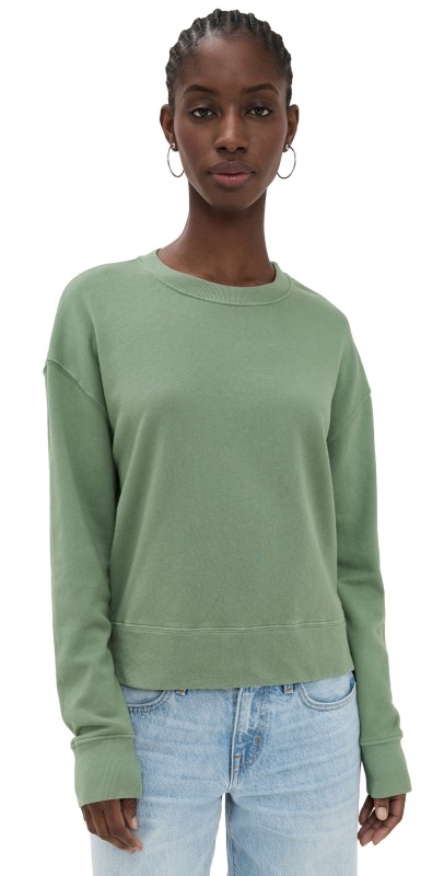 perfectwhitetee Tyler Pullover Sweatshirt Aloe