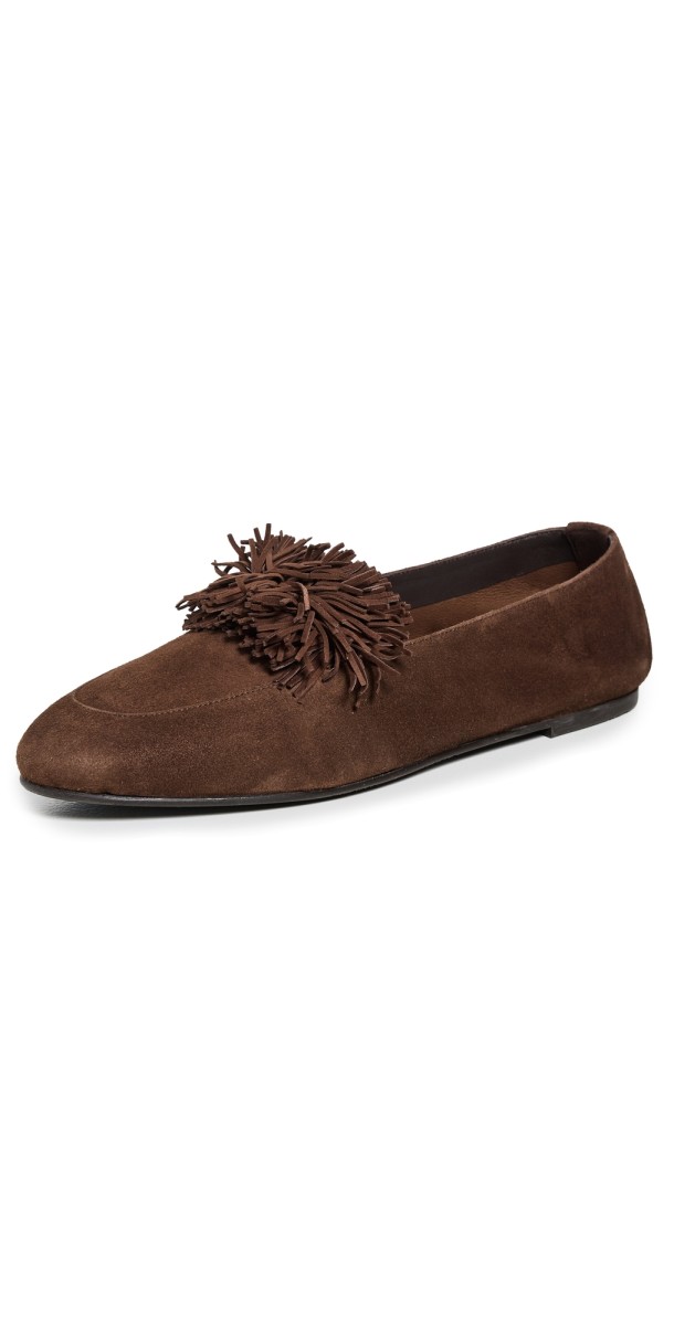 Aquazzura Gytane Loafers Espresso