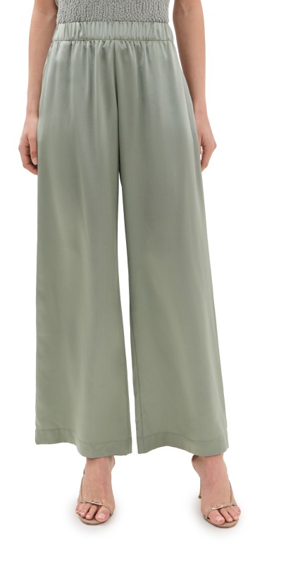 Sablyn Brynn Pull On Wide Leg Pants Gardenia