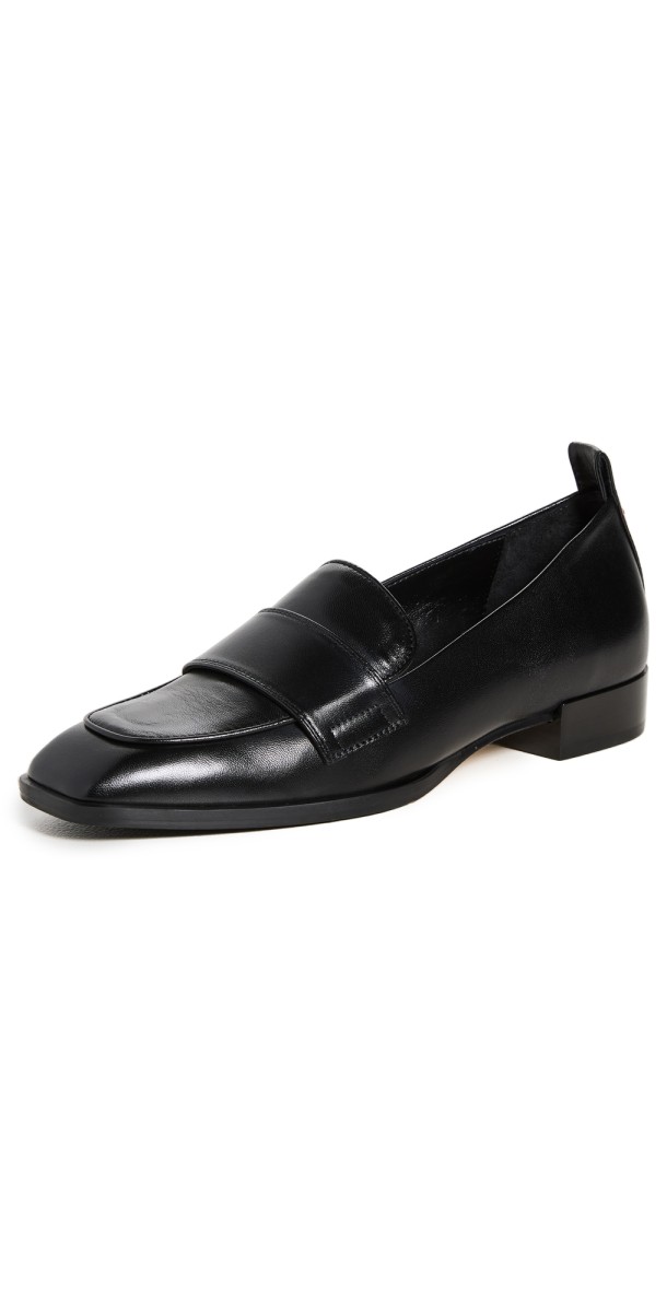 AEYDE Julie Loafers Black