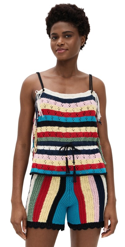 Lingua Franca Marathi Tank Stripe Multi