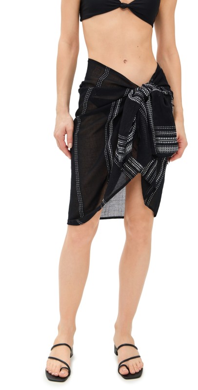 lemlem Lema Sarong Leliti Black