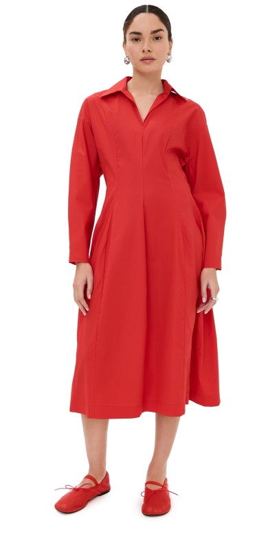 Marni Midi Chemisier Dress Arbutus