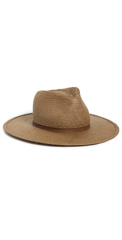 Janessa Leone Sherman Hat Brown