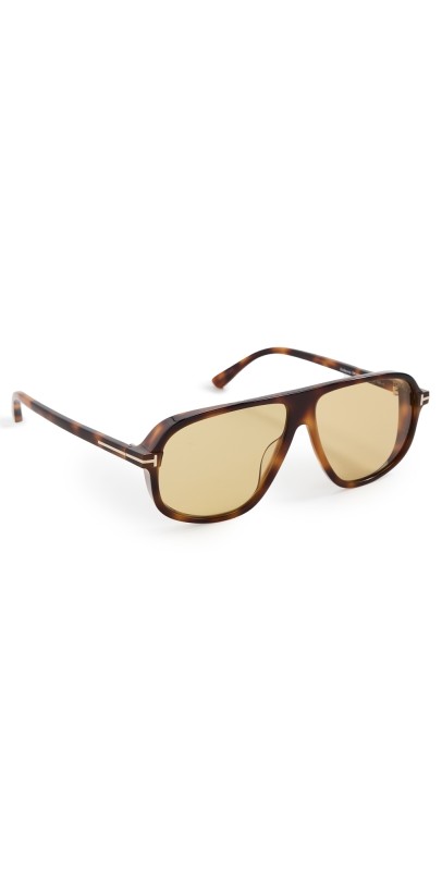 Tom Ford Guillaume Sunglasses Shiny Classic Havana
