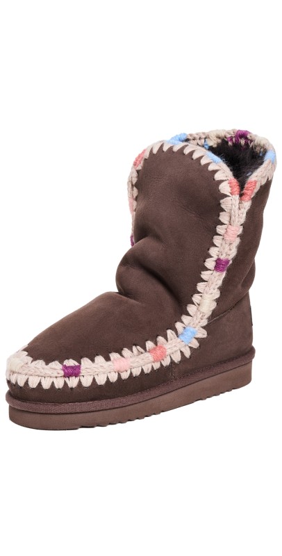 MOU Mou 24 Overstitching Boots Mocha