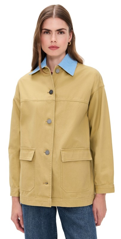 LE BOP Dree Mid-Length Barn Jacket Mocha