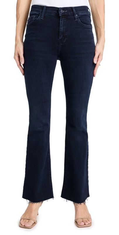 MOTHER Lil Weekender Fray Jeans Chip On My Shoulder
