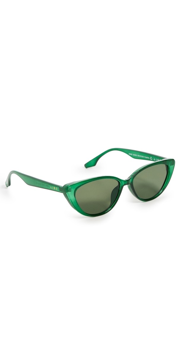 AIRE Amalthea Sunglasses Emerald Green Mono