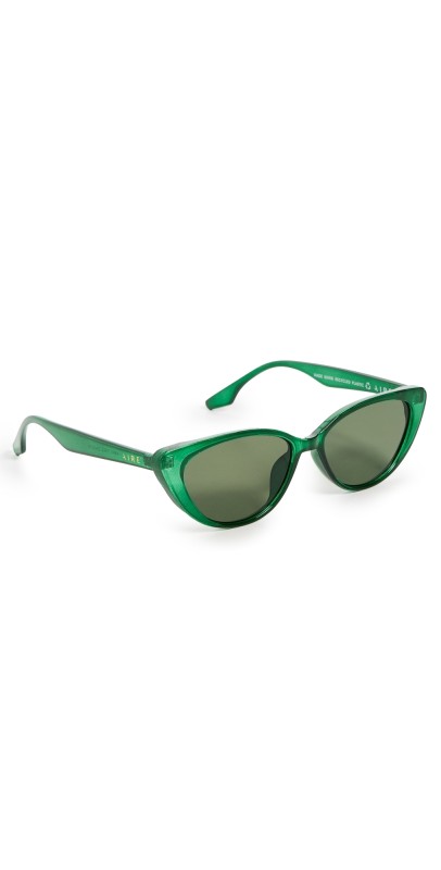 AIRE Amalthea Sunglasses Emerald Green Mono