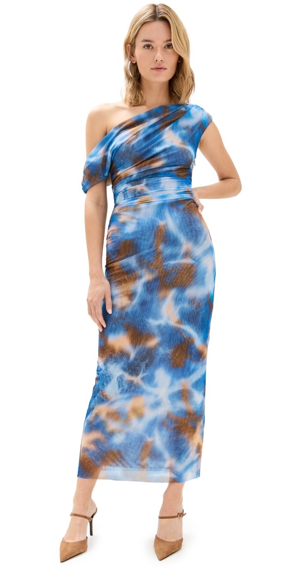 Significant Other Drew Midi Dress Dipped Cobalt