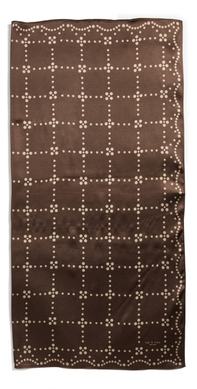 rag & bone Pearly Button Silk Scarf Drkespso