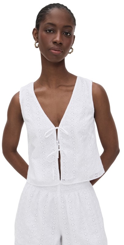 Velvet Ava Top White