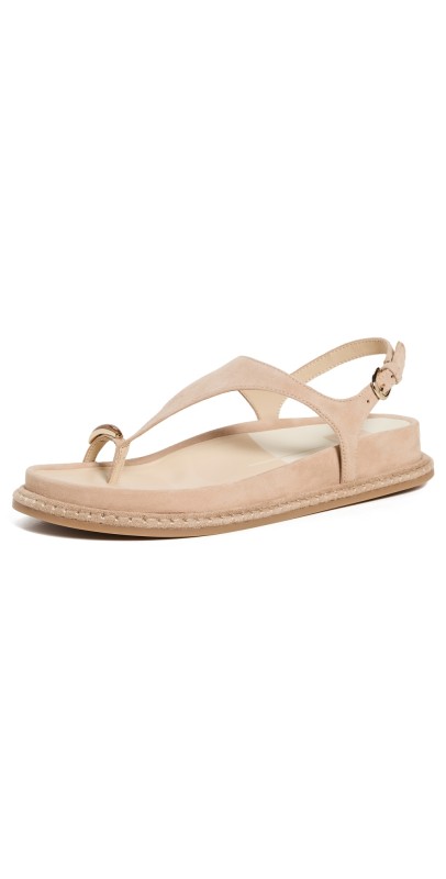 Dolce Vita Stefan Gemstone Suede Sandals Bamboo Suede